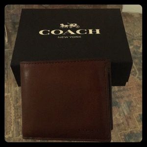 COACH Brown Leather Wallet